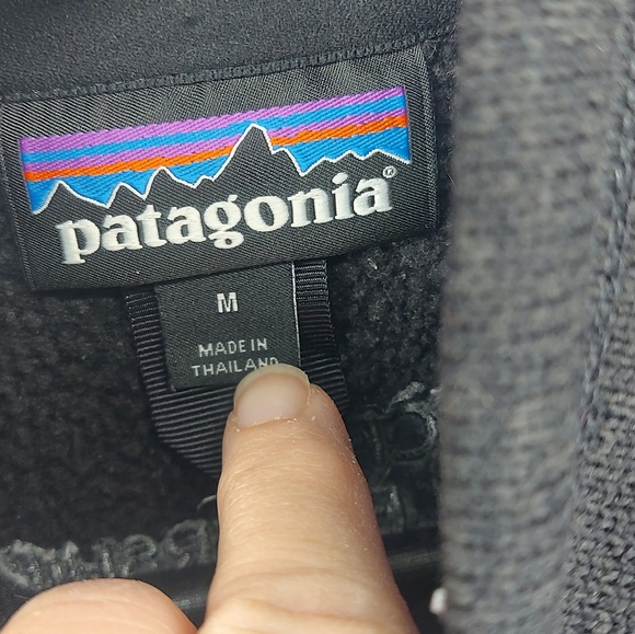 Patagonia Women's Better Sweater 1/4-Zip Fleece Black Size Medium - Picture 5 of 10